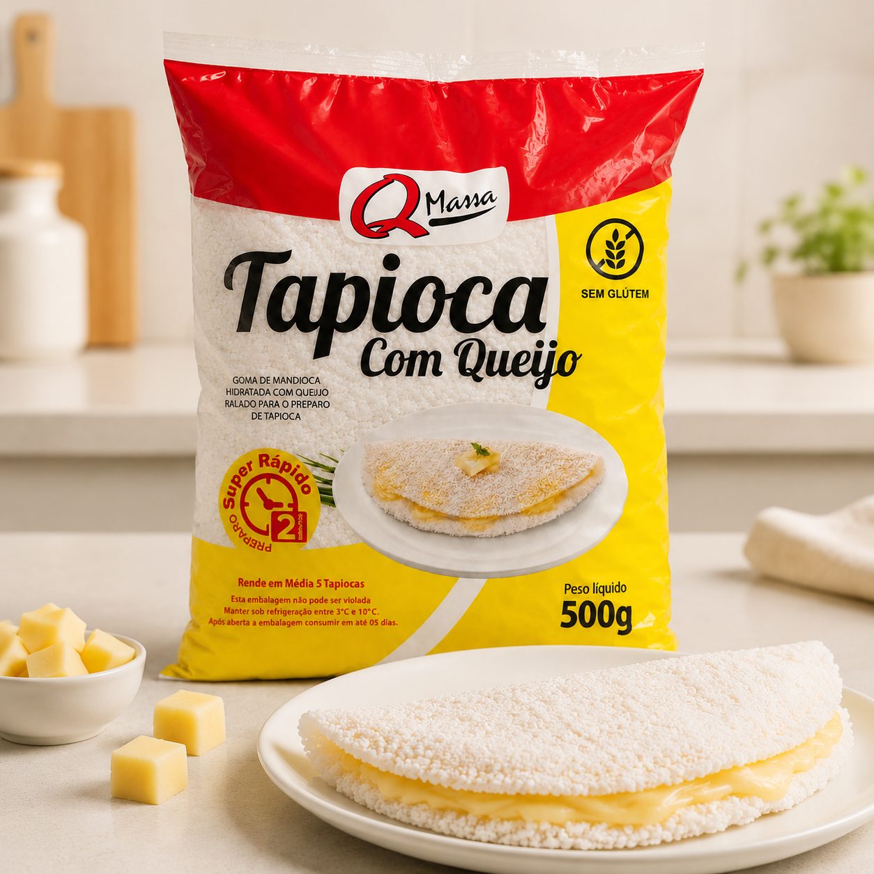 Tapioca com Queijo 500g