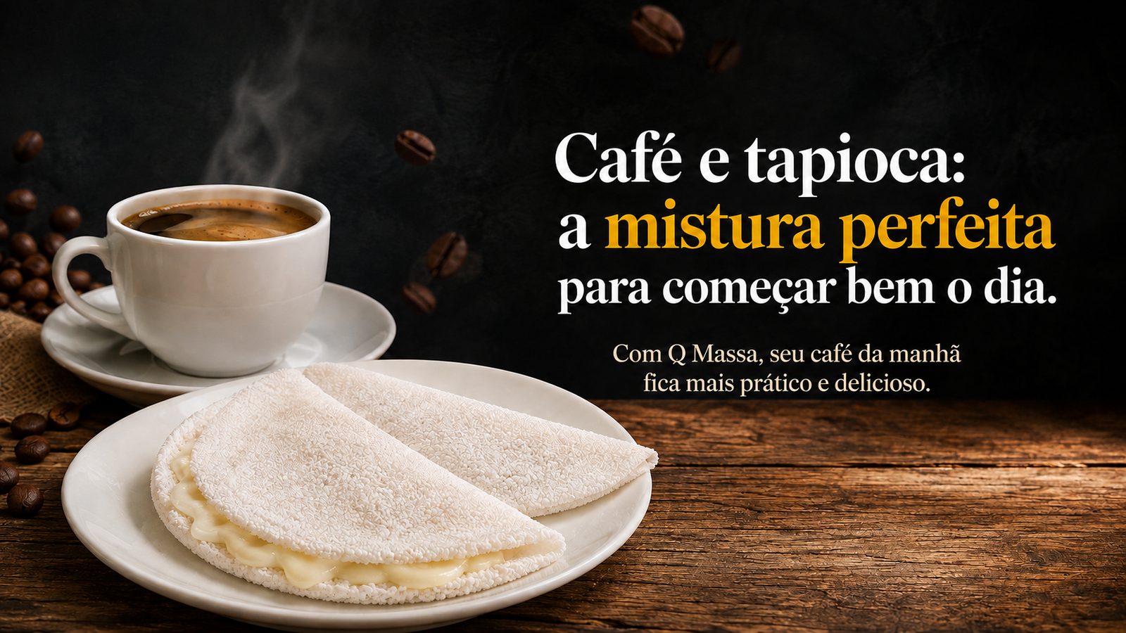Café e Tapioca: a mistura perfeita para começar bem o dia